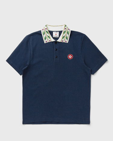 Polo majica Casablanca Laurel Pique Polo Shirt Mornarica | MPF25-JTP-243-02, 2