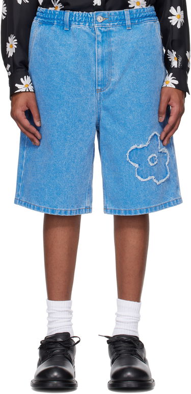 Kratke hlače Marni Marni Patch Denim Shorts Modra | PUJU0070Q2 USCX34, 0