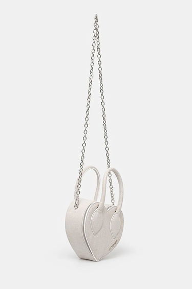 Torbica Ambush Crackle Heart Top Handle Bag Siva | BWNP028F24LEA0010100, 1