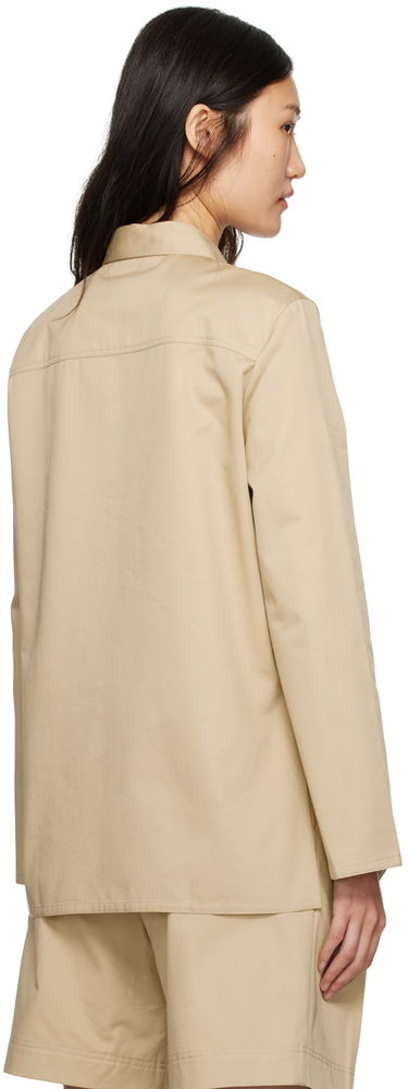 Srajce TOTEME Long Sleeve Utility Top Bež | 233-5060-264, 2