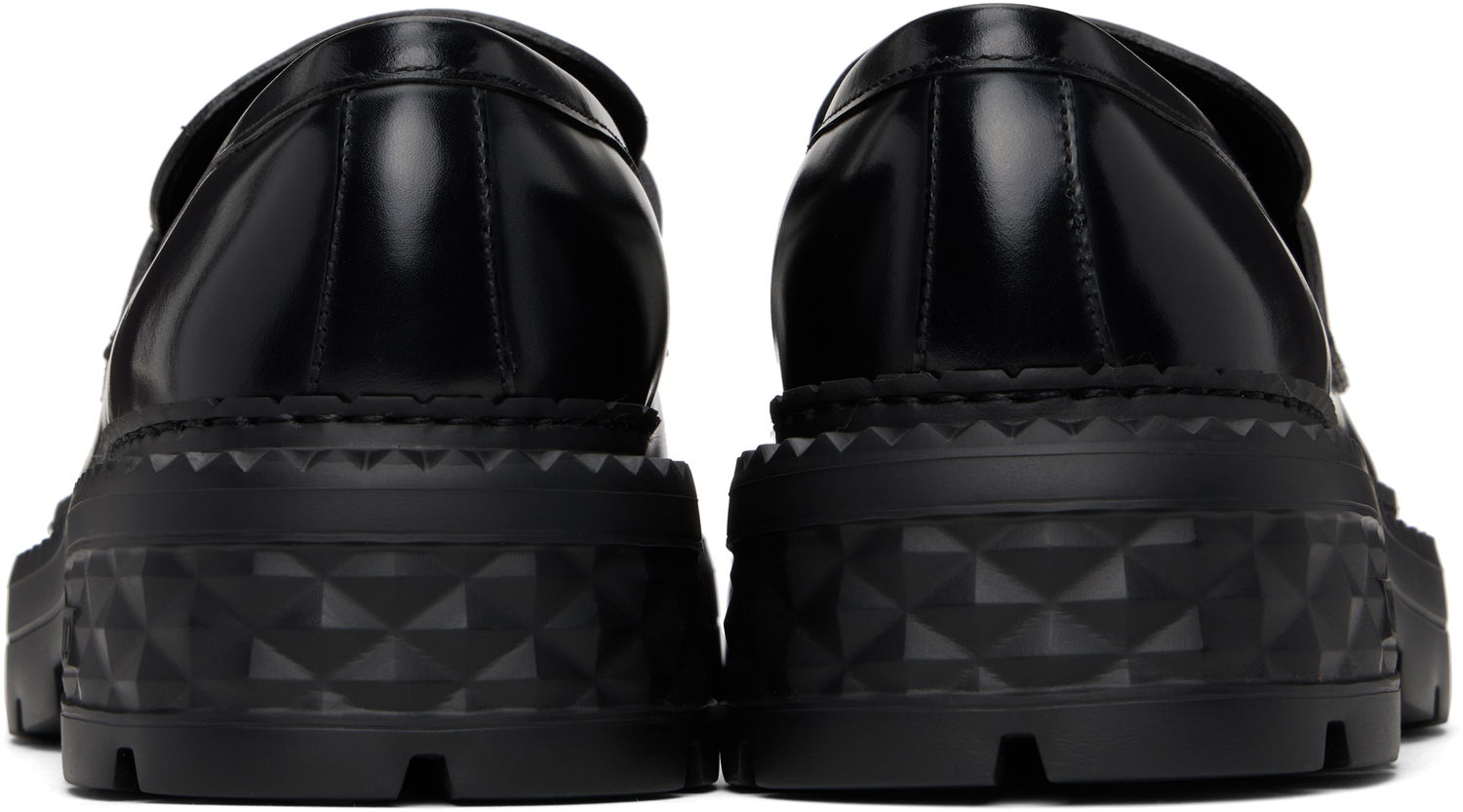 Nega čevljev Jimmy Choo Jimmy Choo Marlow Diamond Platform Loafers Črna | MARLOW DIAMOND/F HKB, 1