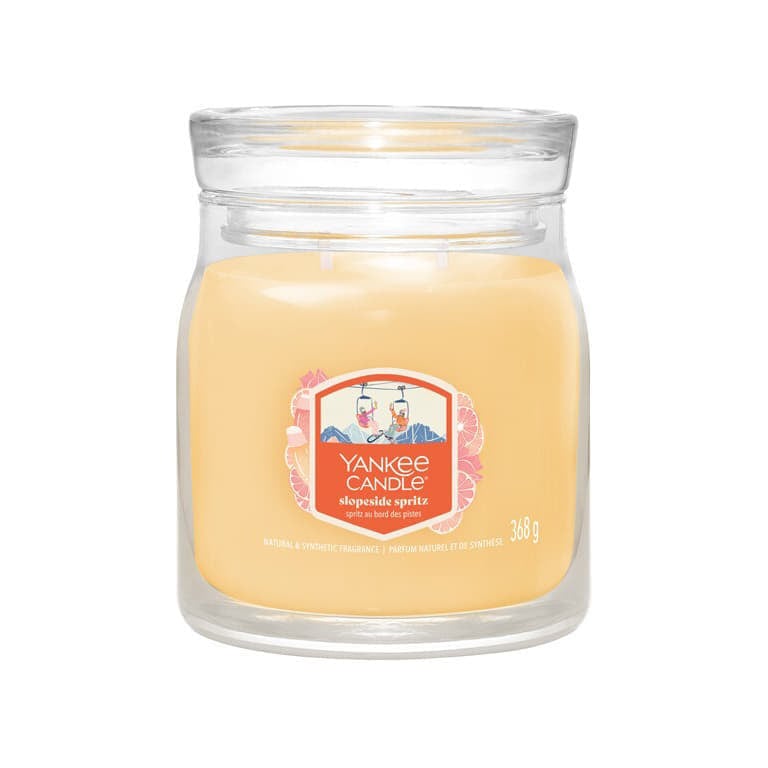Sveče Yankee Candle Slopeside Spritz Signature Medium Jar 2-Wick Candle 368g Rumena | 43502 YC