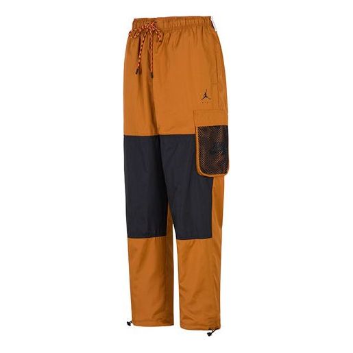 Cargo hlače Jordan Air Jordan Contrast Stitch Woven Pants Rjava | DJ0249-241