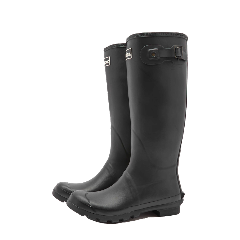 Superge in čevlji Barbour Black Bede Rubber Wellies Črna | LRF0043BK11