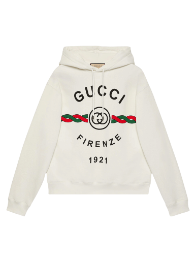 Pulover Gucci Firenze 1921 Hooded Sweatshirt Bela | 646953 XJD7O 9095
