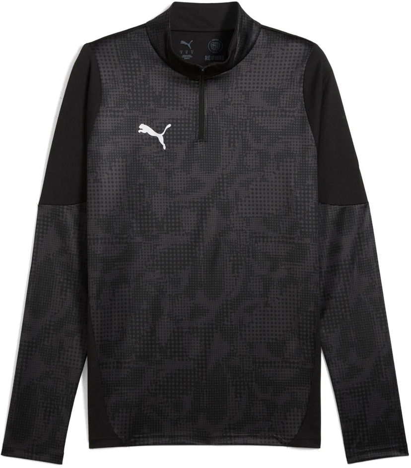 Majice in brezrokavniki Puma Puma teamCUP Training 1/4 Zip Top Črna | 659164-03