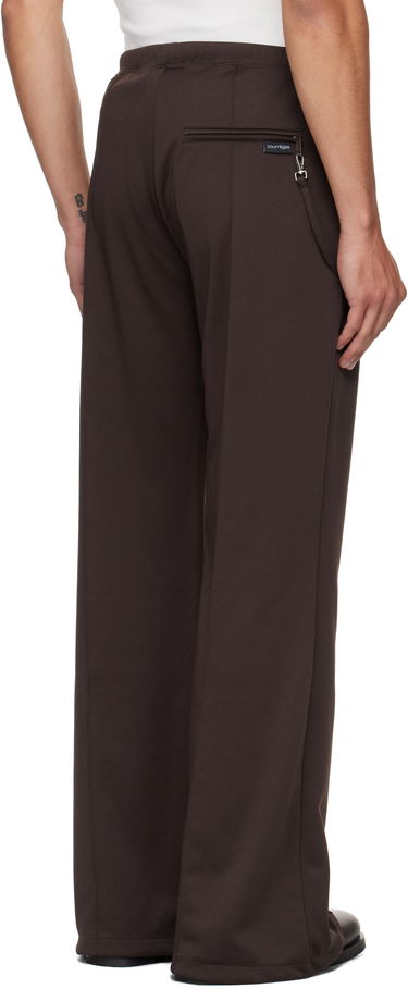 Hlače Courrèges Courrèges Flare Interlock Tracksuit Pants Rjava | 325JPA426JS0250, 2