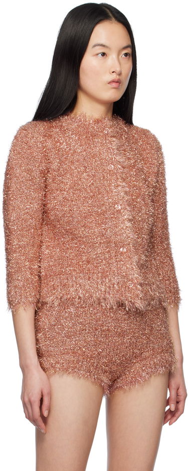 Kombinezon Simone Rocha Simone Rocha Tinsel Knit Cardigan Črna | PRMK2 0664, 4