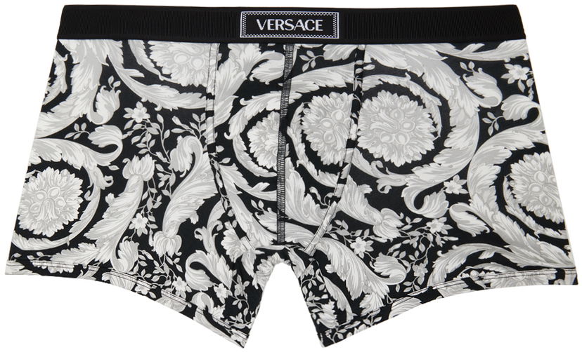 Boksarice Versace Versace Low-Rise Boxers Črna | 1014037_1A11603