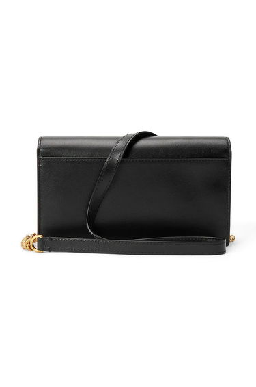 Denarnica Polo by Ralph Lauren Leather Wallet On Chain Črna | 427961946, 1