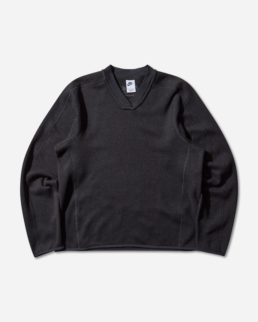 Pleteni pulover Nike Thermal V-Neck Long-Sleeve Pullover Črna | HQ8528-010