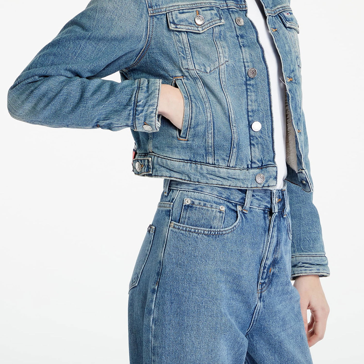 Jakna Tommy Hilfiger Tommy Jeans Izzie Slm Jacket Ted Mornarica | DW0DW16833 1A5, 1