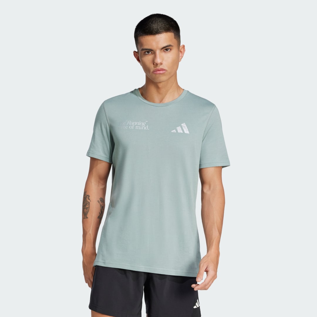 Majica adidas Performance Ultimate Metallic Graphic Tee Zelena | JI9373, 0