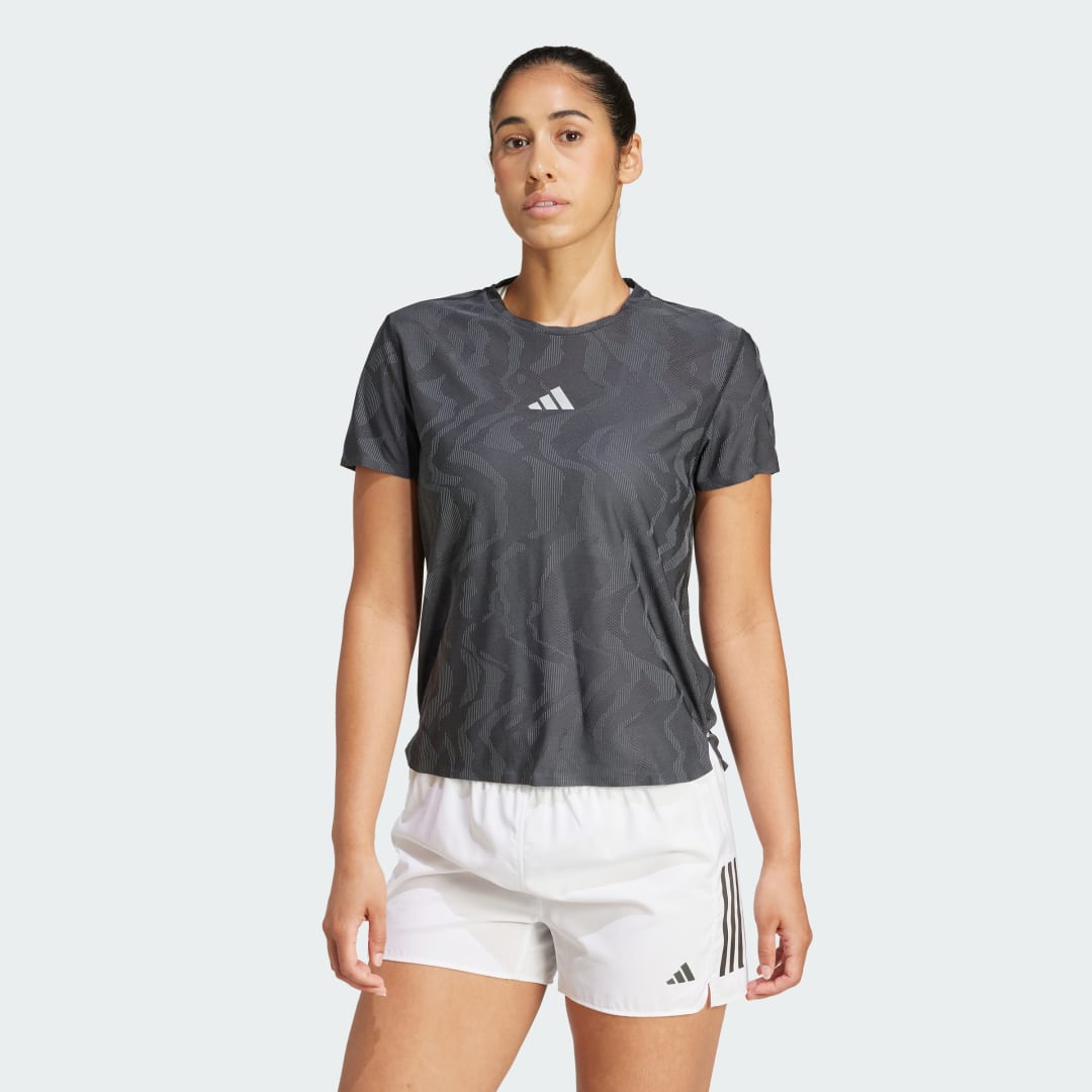 Majica adidas Performance Ultimate Running Engineered Tee Siva | JD6455, 0