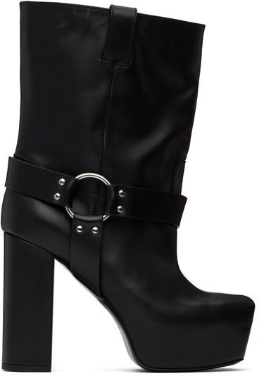 Oblačila R13 R13 Sid Heeled Harness Boots Črna | R13S115-S001A, 0