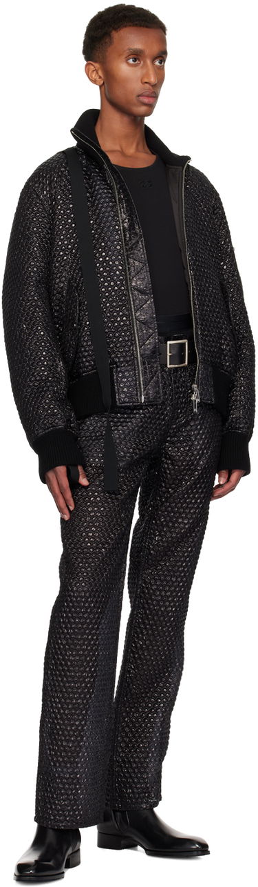 Bomber jakna Helmut Lang Helmut Lang Seatbelt Down Bomber Jacket Črna | O06HM199, 4