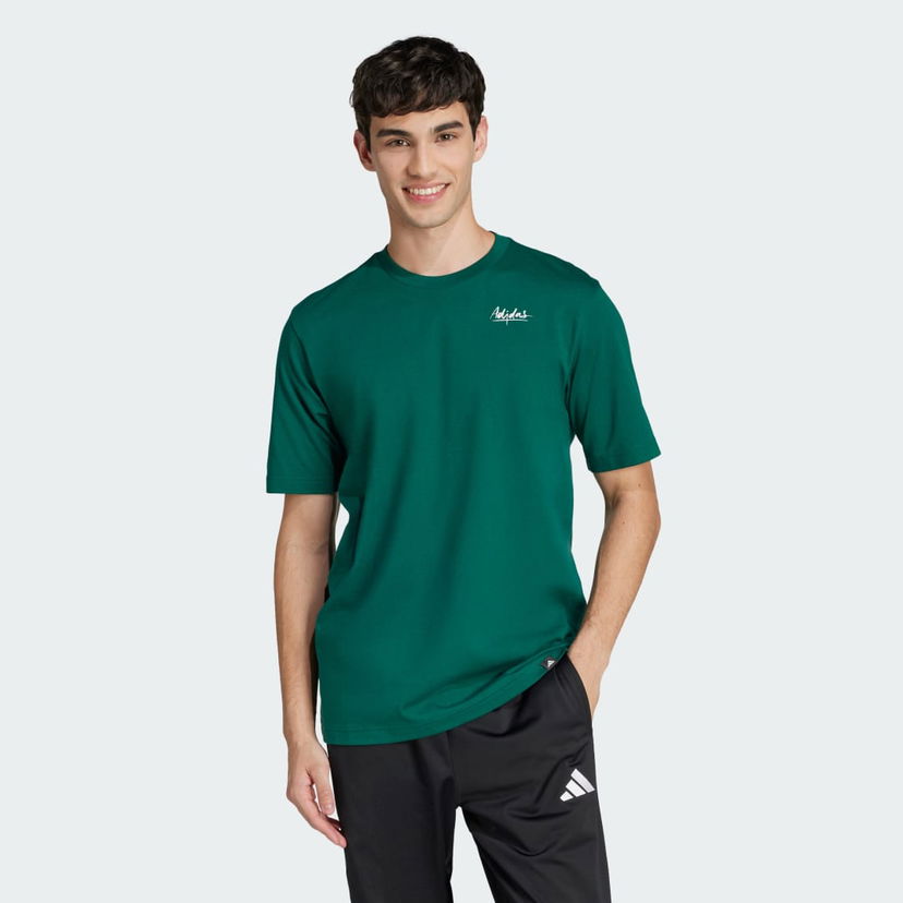 Majica adidas Performance Still Life Bowl Graphic Tee Zelena | JJ3961
