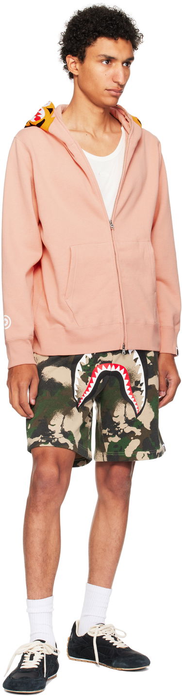 Kratke hlače BAPE Map Camo Regular Fit Shark Sweat Shorts Zelena | 001SPL301001M, 3