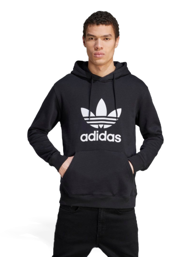 Pulover adidas Originals Adicolor Classics Trefoil Hoodie Črna | IM4489