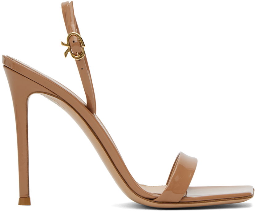 Superge in čevlji Gianvito Rossi Rossi Ribbon Stiletto Sandals Bež | G32088.15RIC.VER