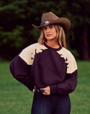 Pulover Wrangler Lainey Wilson Lainey Crew Neck XS Večbarvna | 112374955:XS, 0