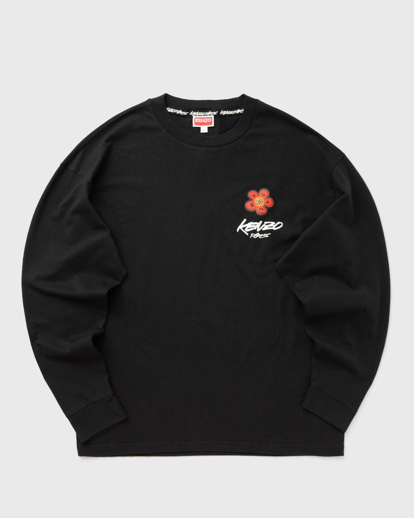 Majica KENZO Kenzo Futura Relax Long Sleeve T-Shirt Črna | FF65TL3514SG.99J