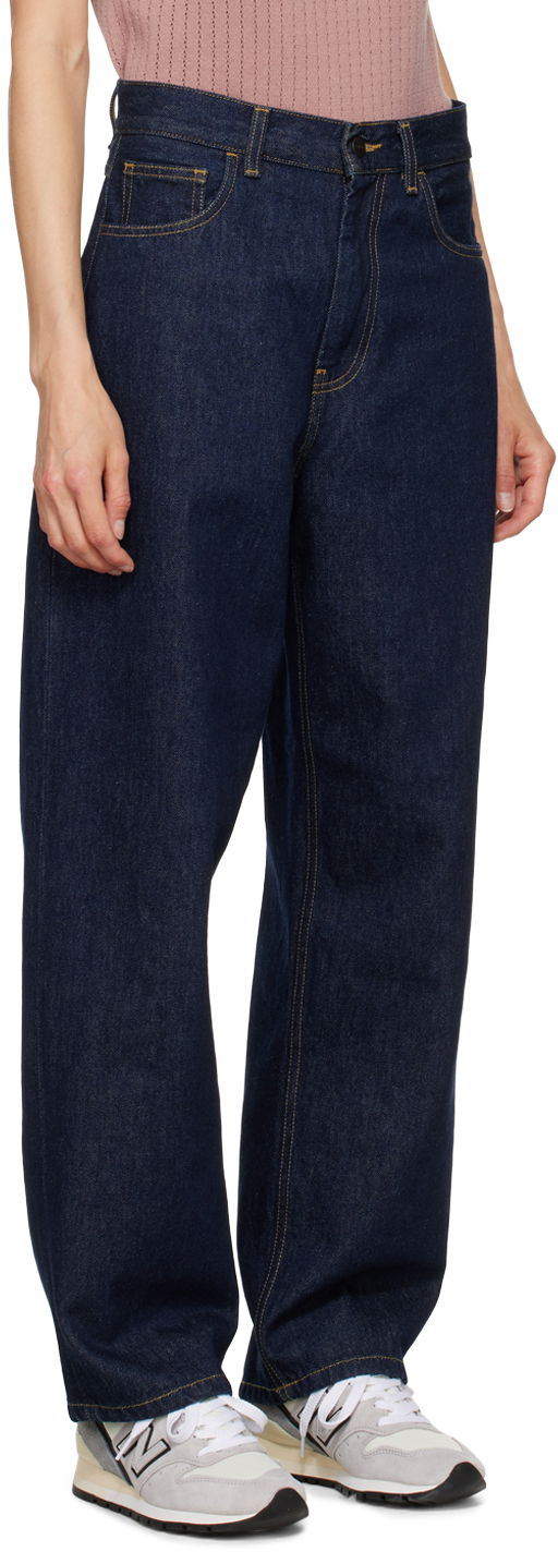 Kavbojke Carhartt WIP Relaxed Fit Denim Jeans Modra | I031918 0102, 1
