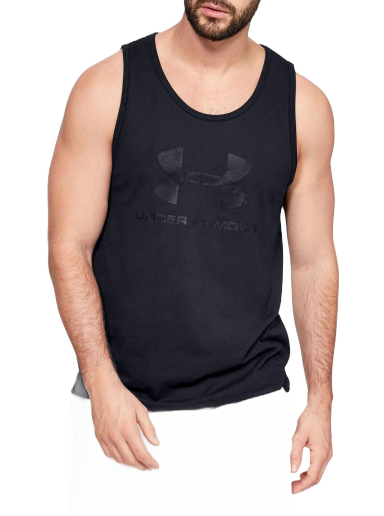 Majica brez rokavov Under Armour Sportstyle Logo Tank-Top Črna | 1329589-001