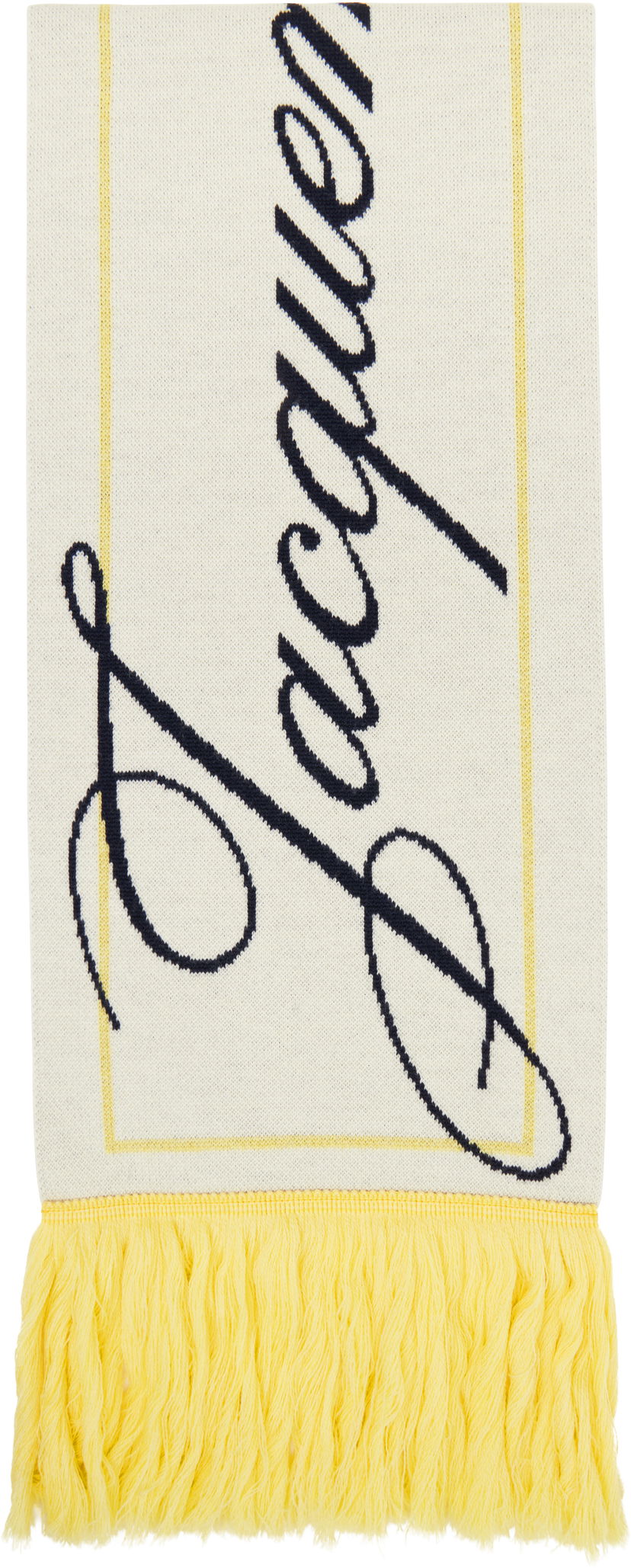 Šala Jacquemus Jacquemus La Croisière 'The Liga' Knit Scarf Bež | 25E255AC727-2200