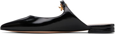 Superge in čevlji Gianvito Rossi Jane Ribbon Slide Loafers Črna | G95582-05RIC-NUI, 2