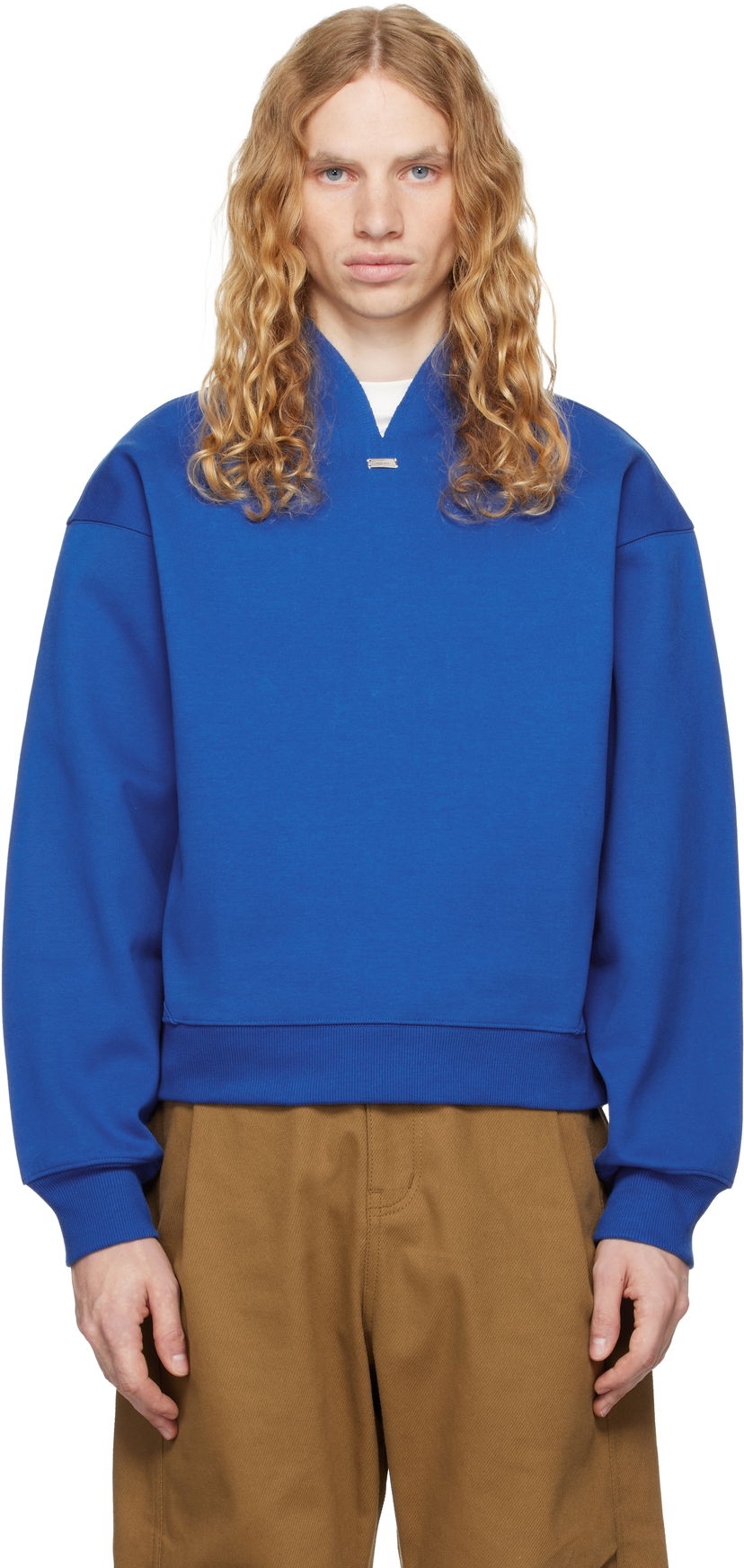 Pulover ADER ERROR Product. 44 Sweatshirt Modra | BN01FWSW0105BL
