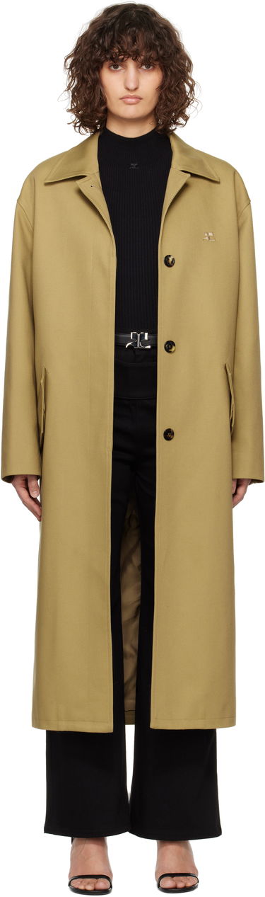Trenčkot Courrèges Courrèges Cocoon Coat Zelena | 125CMA196PL0179, 0