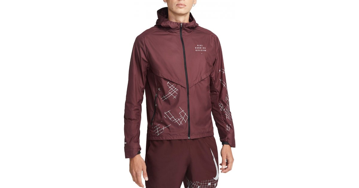 Vetrovka Nike Running Jacket With Reflective Details Rdeča | dq6518-652, 1