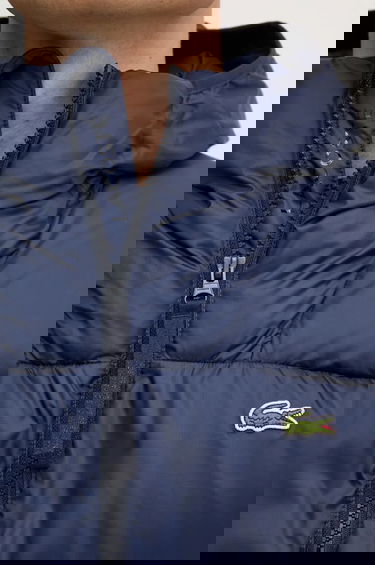 Puhovka Lacoste Hooded Winter Puffer Jacket with Embossed Back Design Mornarica | BH2905, 4