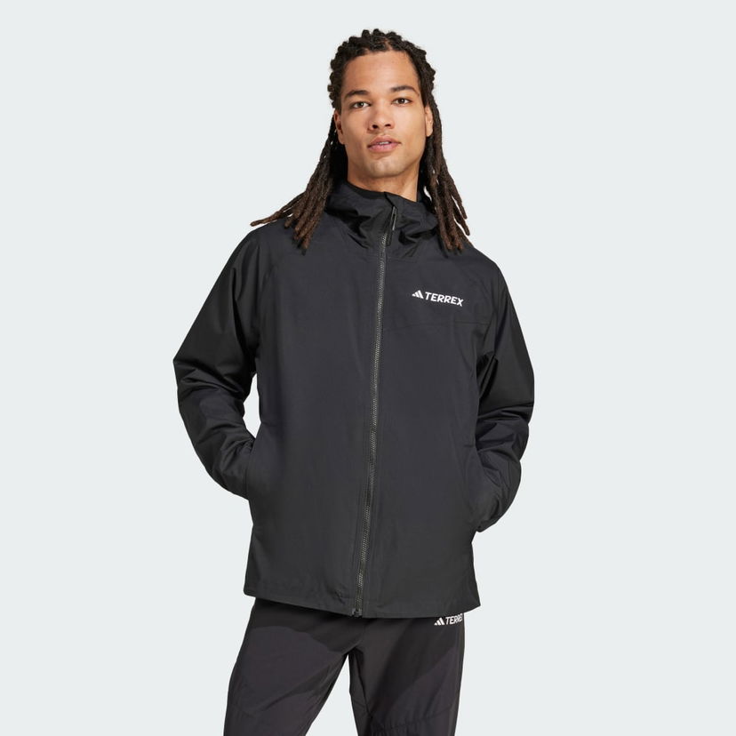 Vetrovka adidas Performance Multi 2L RAIN.RDY Windbreaker Črna | JN8804