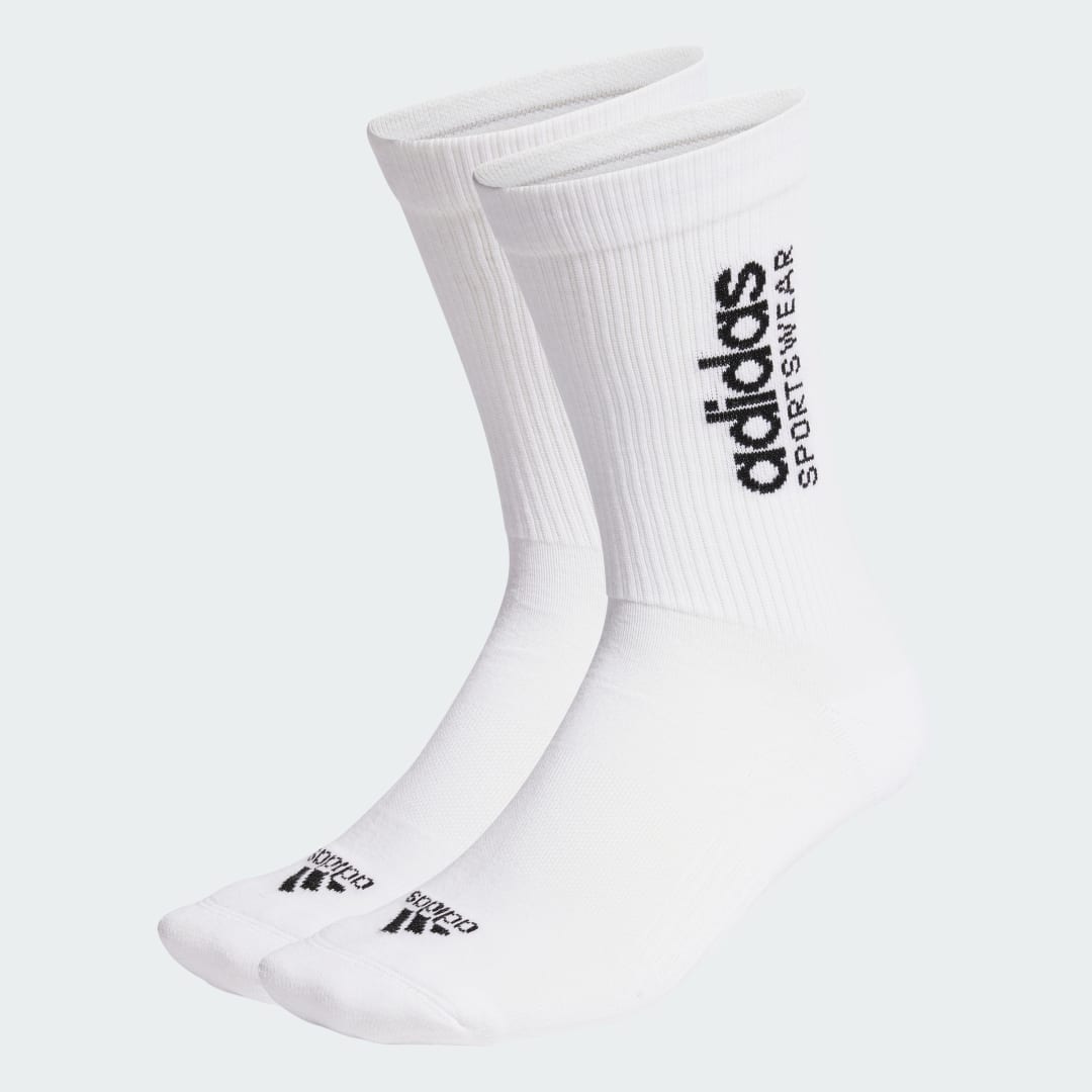 Nogavice adidas Performance Monogram Allover Graphic Socks – 2 pairs Bela | IQ4149, 0
