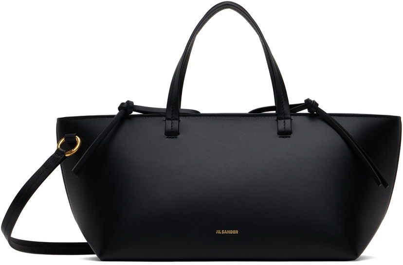 Tote bag Jil Sander Small Bateau Bag Črna | J08ZH0052_P7223
