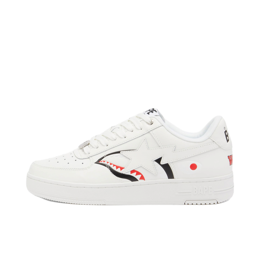 Superge in čevlji BAPE Bape Sta Shark M2 "White" Bela | 001FWK801307M-WHT