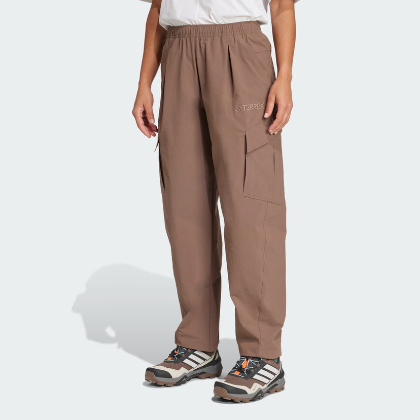 Cargo hlače adidas Performance Terrex Xploric Cargo Pants Rjava | JM9857