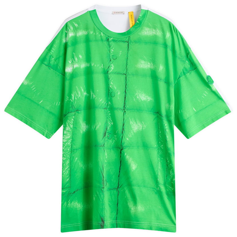 Majica Moncler AWGE by A$AP Rocky Printed T-Shirt Zelena | 8C000-01-89AYW-86S