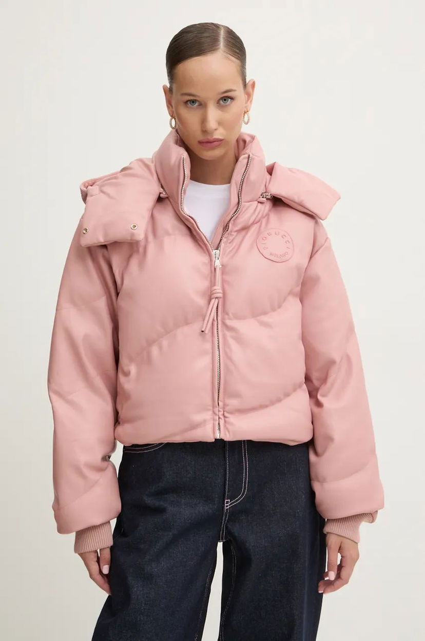 Puhovka Fiorucci Fiorucci Women's Winter Jacket Roza | W01FPOJA164VL01PN02