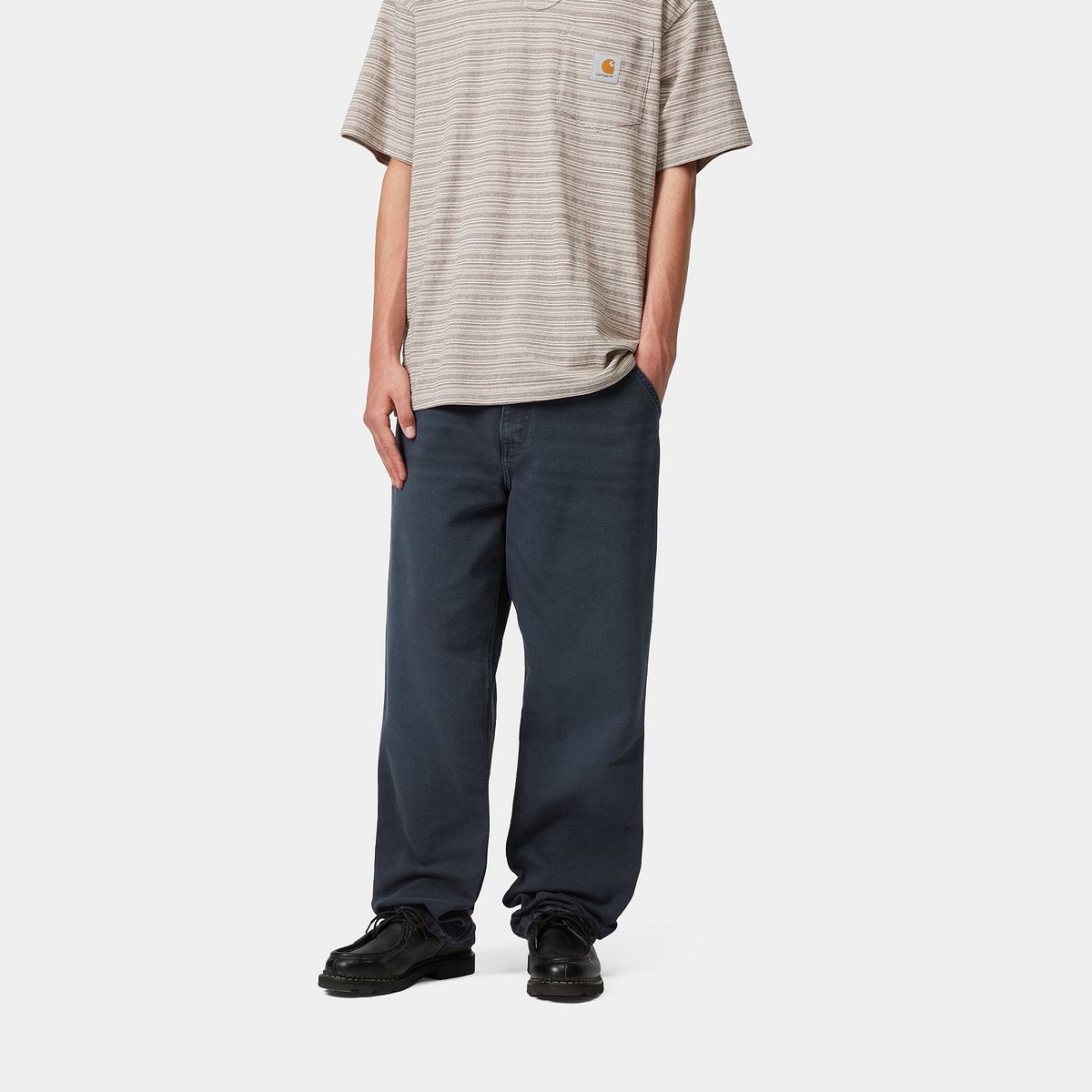 Hlače Carhartt WIP Carhartt WIP Simple Pant Mornarica | I035643_23, 0