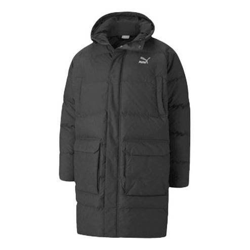 Puhovka Puma Classics Long Down Jacket Črna | 599309-01