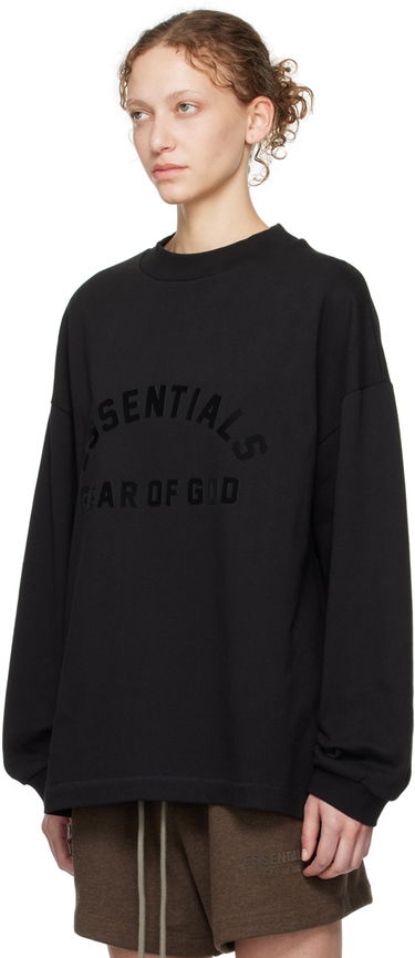Majica Fear of God Core Collection Heavy L/S Tee Black Črna | 125SU242010F, 3