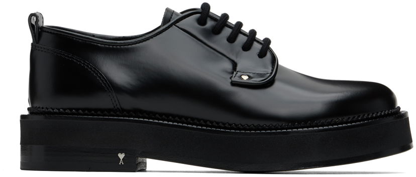 Nega čevljev AMI AMI Paris Anatomical Toe Derbys Črna | USV024.AL0043
