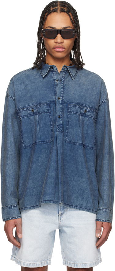 Srajce ISABEL MARANT Isabel Marant Vittore Denim Overshirt Modra | 25PCH0228HA-C1I01H, 0