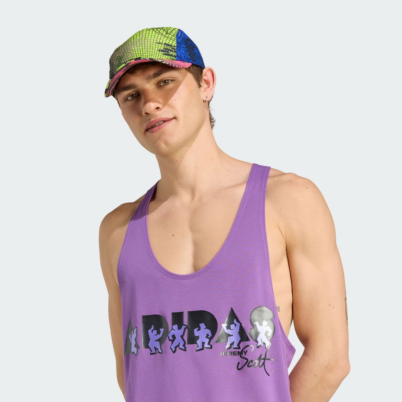 Kapa adidas Performance Jeremy Scott Pride Graphic Baseball Cap Lila | JN2687