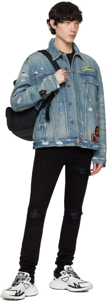 Nahrbtnik AMIRI AMIRI Staggered Backpack Črna | AMBGBP1010, 3