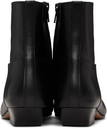 Oblačila Khaite Khaite Marfa Ankle Boots Črna | F1066-824, 1