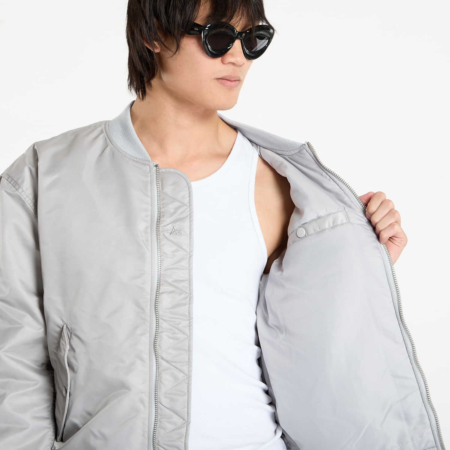 Bomber jakna Alpha Industries Alpha Industries MA-1 CS Bomber Jacket Siva | 136136-666, 1